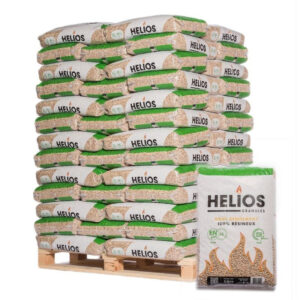 HELIOS-Palette mit 65 15-kg-Säcken